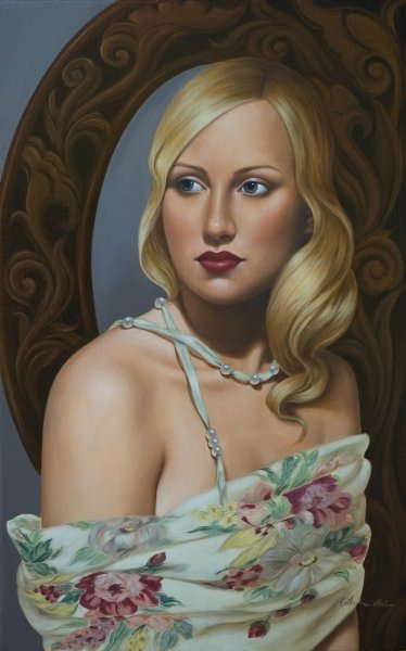 Detail of Sarah, 2009 by Catherine Abel