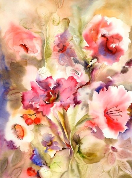 Detail of just lily by Neela Pushparaj