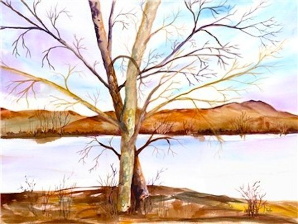 Detail of Trees Entwined by Neela Pushparaj