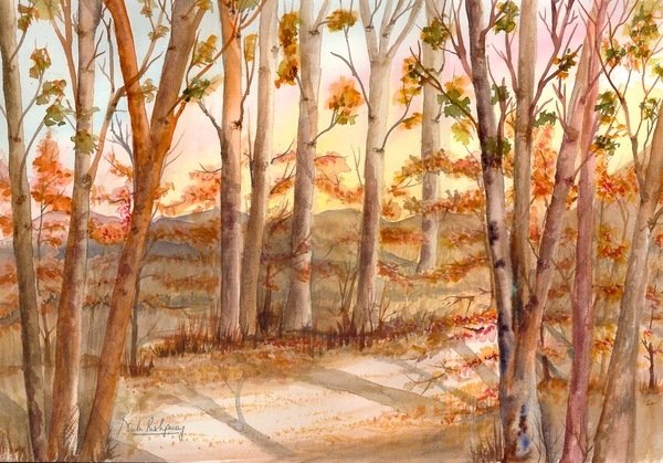 Detail of Tall Trees by Neela Pushparaj
