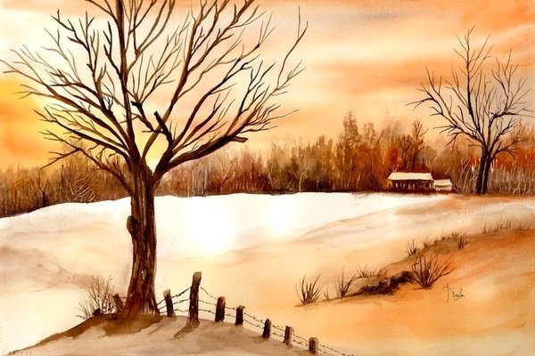 Detail of Snow Glow by Neela Pushparaj