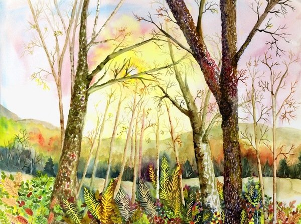 Detail of autumn's almost here, 2011 by Neela Pushparaj
