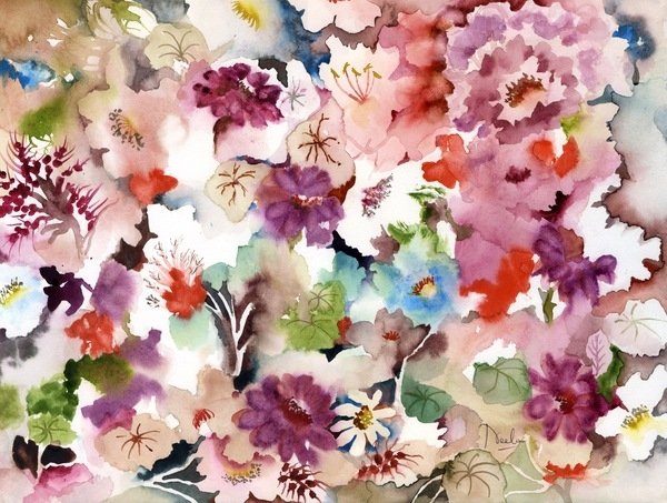 Detail of Summer Garden, 2006 by Neela Pushparaj