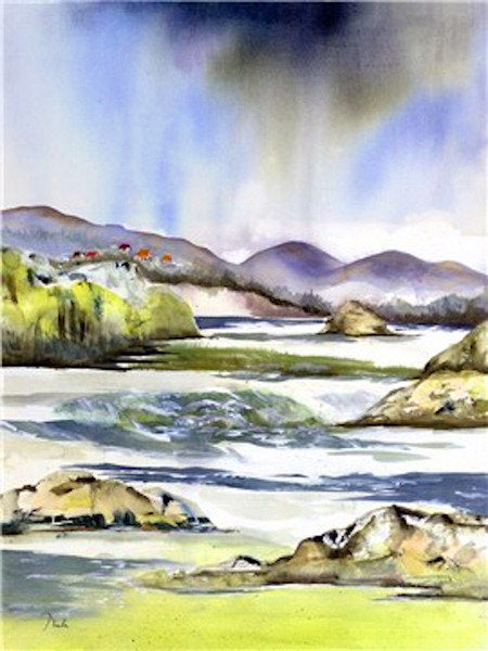 Detail of Storm Clouds by Neela Pushparaj
