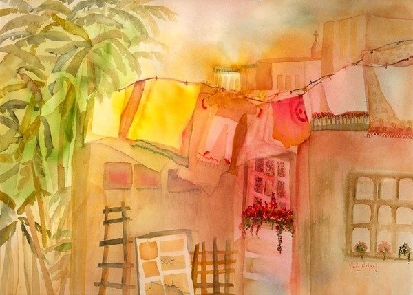 Detail of Summer Breeze by Neela Pushparaj