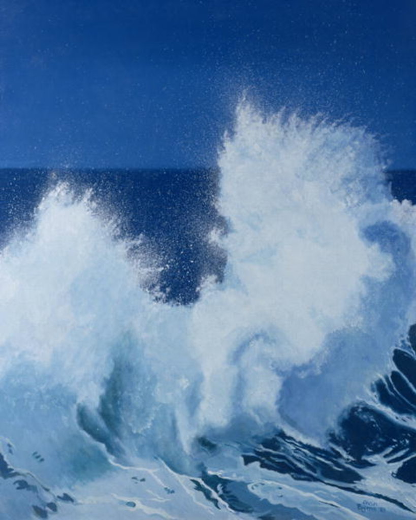 Detail of Two Little Waves Breaking, 1989 by Alan Byrne