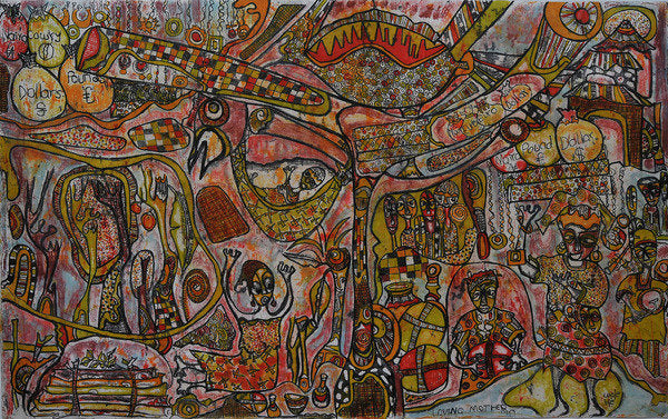 Detail of Loving mother by Wole Oyeyemi