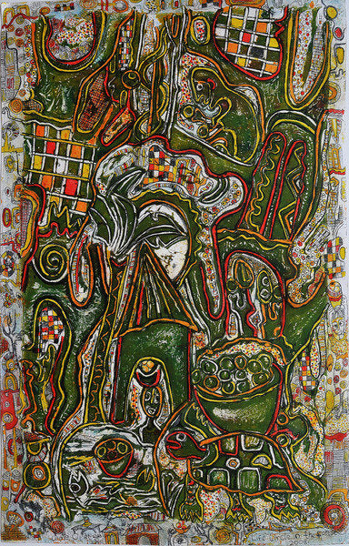 Detail of Life circle in the forest by Wole Oyeyemi