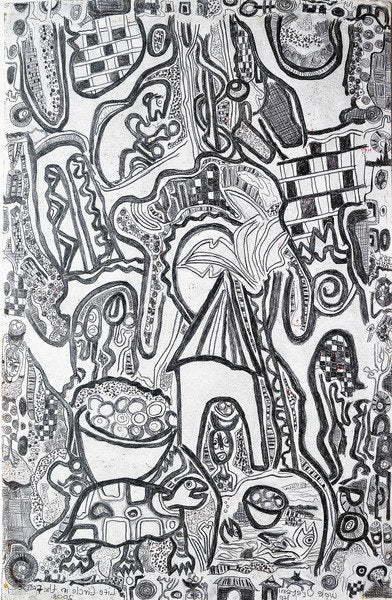 Detail of Life circle in the forest by Wole Oyeyemi