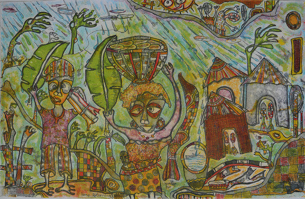 Detail of Home Returning by Wole Oyeyemi