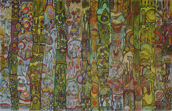 Detail of In the beginning by Wole Oyeyemi