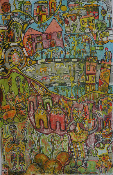 Detail of Old and new Abuja by Wole Oyeyemi