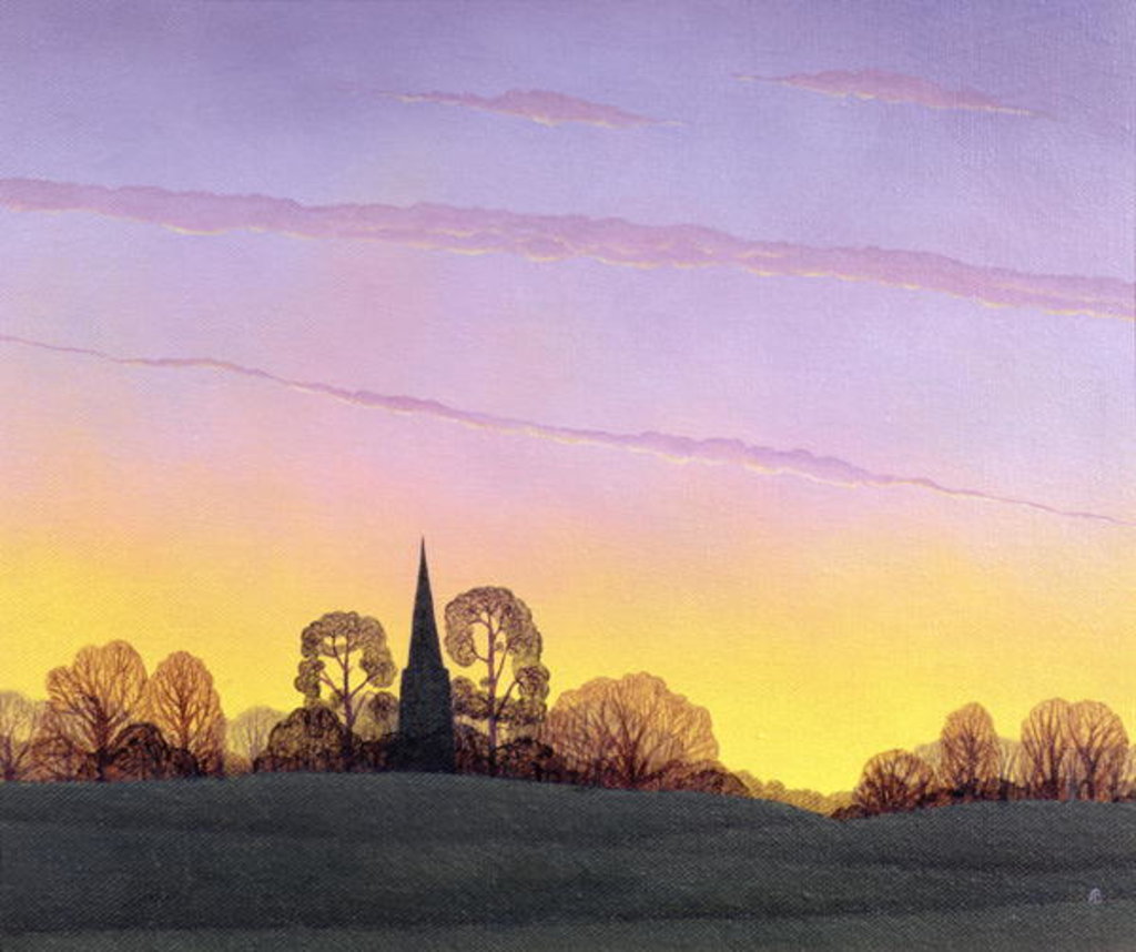 Detail of Towards Grandborough, 2004 by Ann Brain