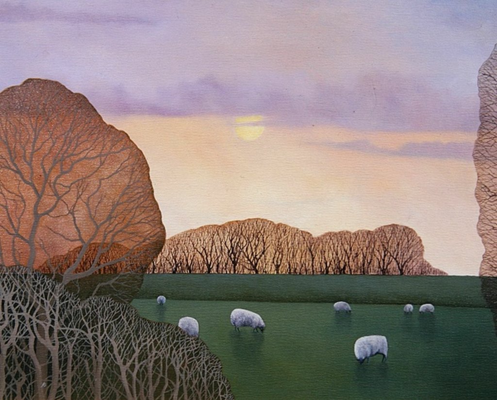 Detail of December Dusk, 2008 by Ann Brain