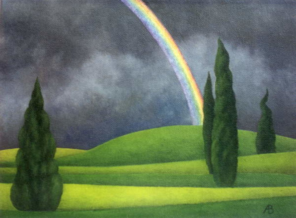 Detail of Rainbow, 2000 by Ann Brain