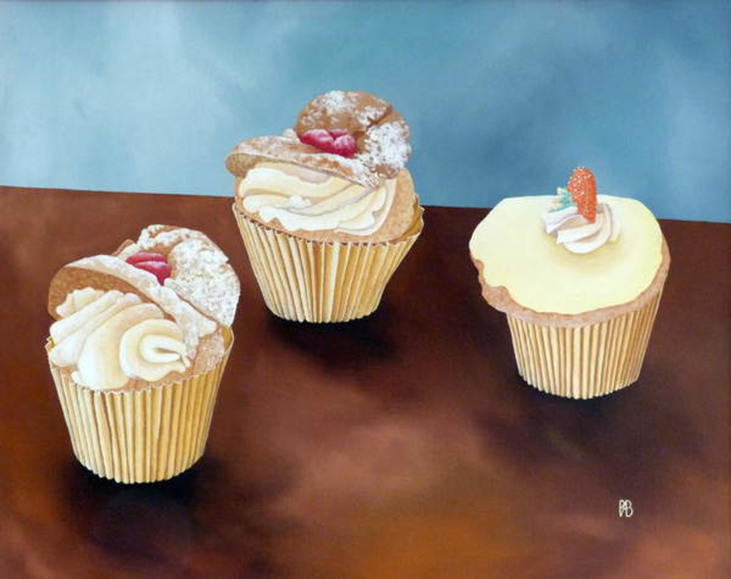 Detail of Three Cakes, 1998 by Ann Brain