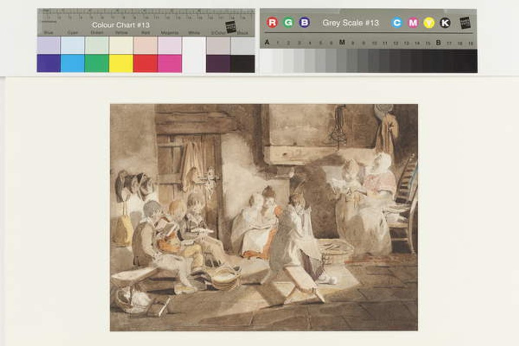 Detail of Dame School, Elterwater by John Harden