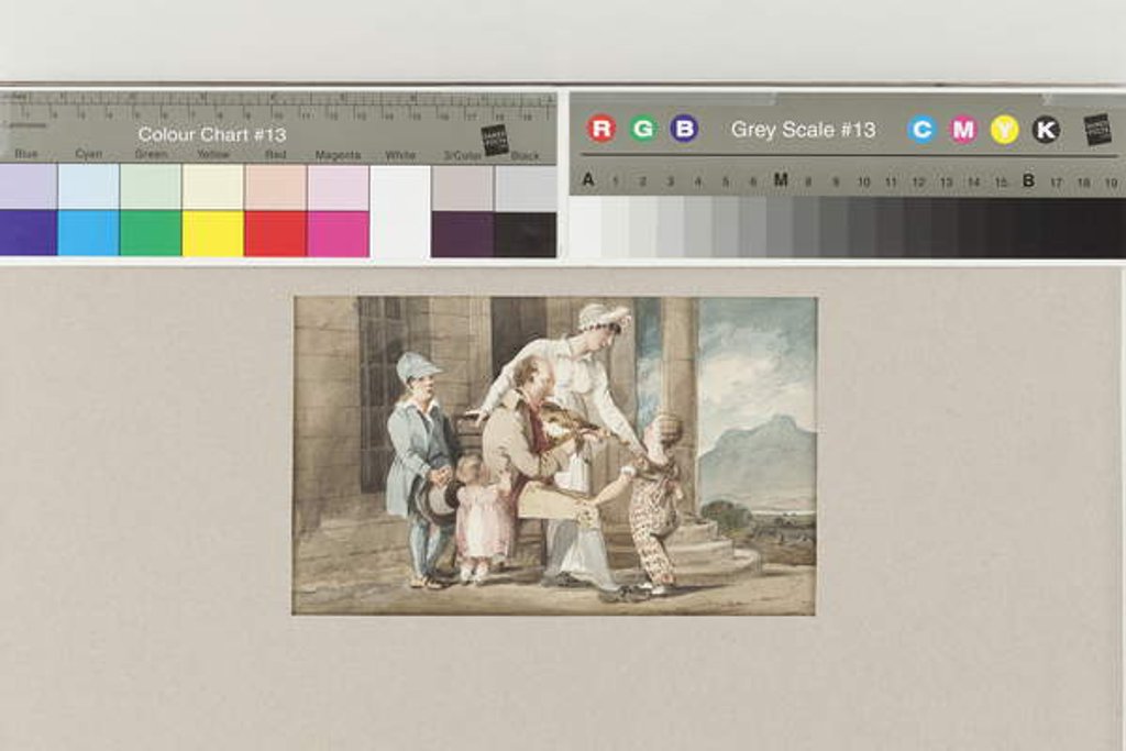 Detail of The Blind Fiddler by John Harden