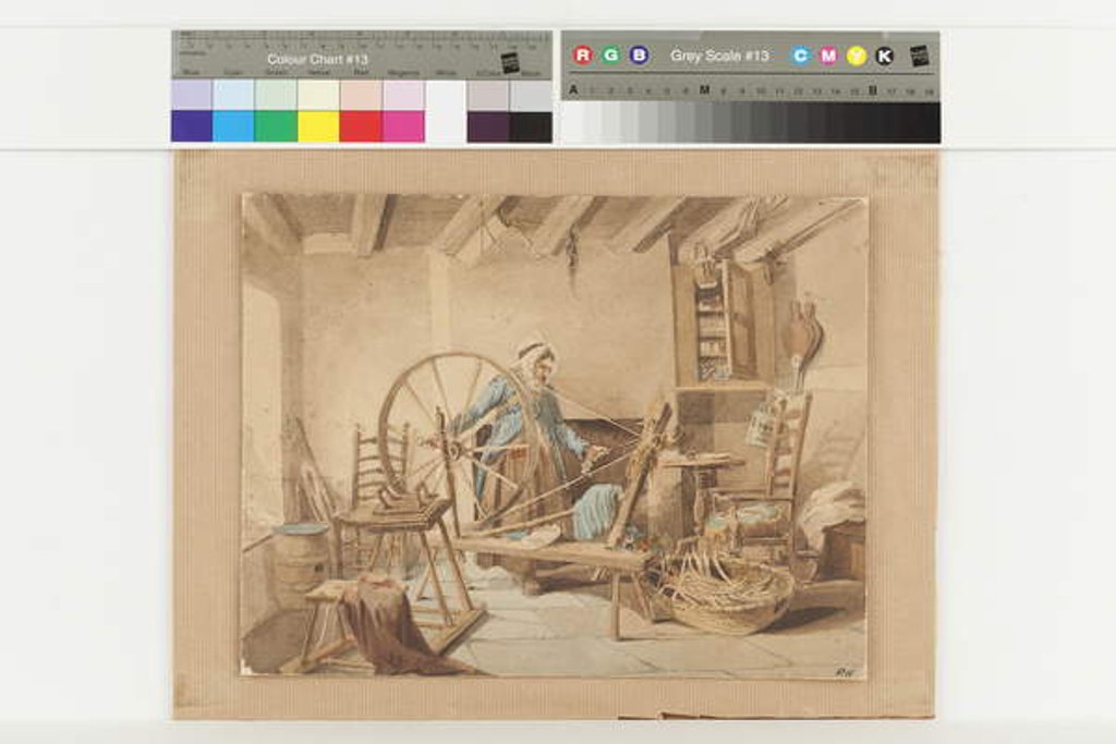 Detail of The Quill-Winder by John Harden