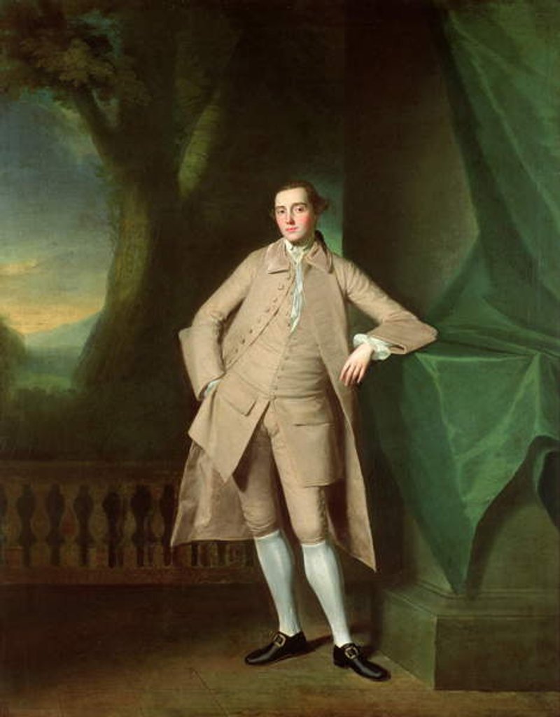 Detail of John Postlethwaite by George Romney