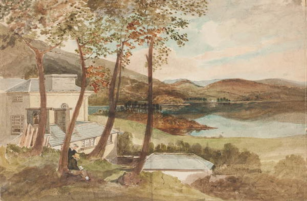 Detail of Hall and Windermere, Lake District, Cumbria by John Harden