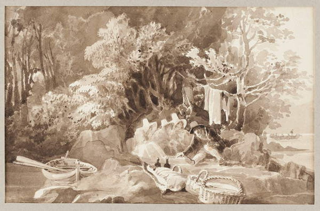 Detail of Picnic and Boat by John Harden