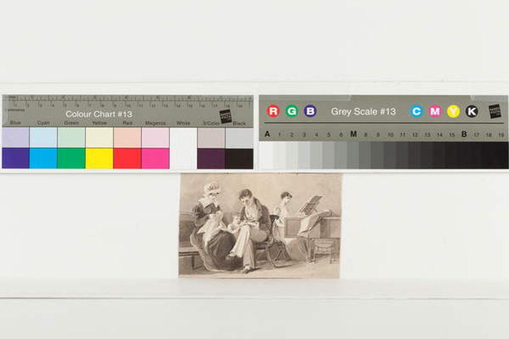 Detail of Learning the alphabet by John Harden