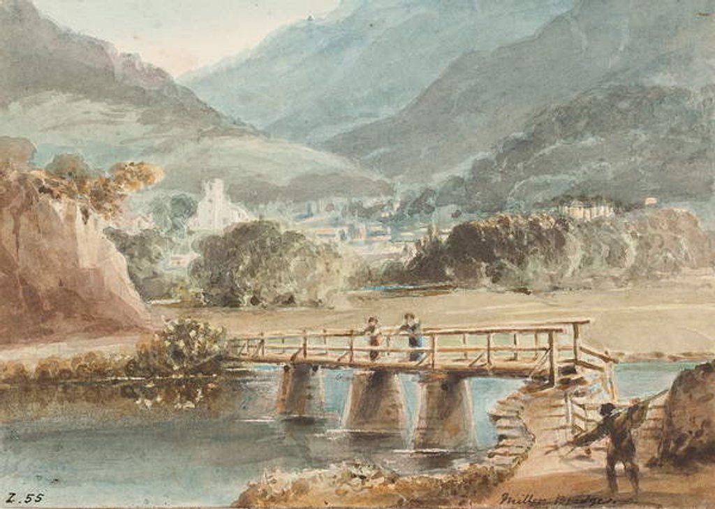 Detail of Old Miller Bridge, 1843 by John Harden