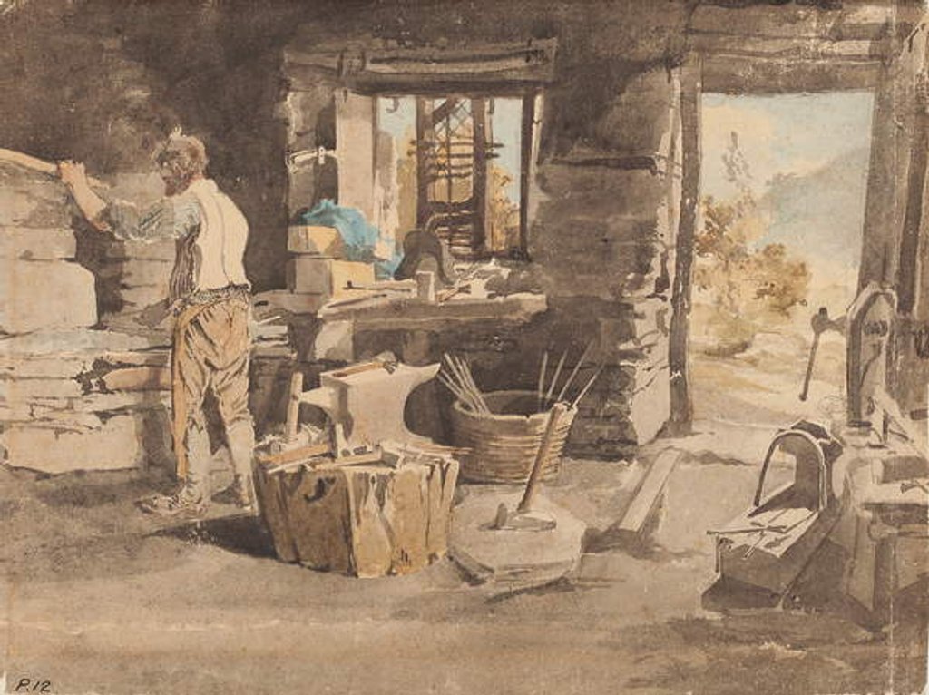 Detail of Blacksmith by John Harden