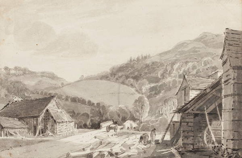 Detail of Skelwith, 1821 by John Harden