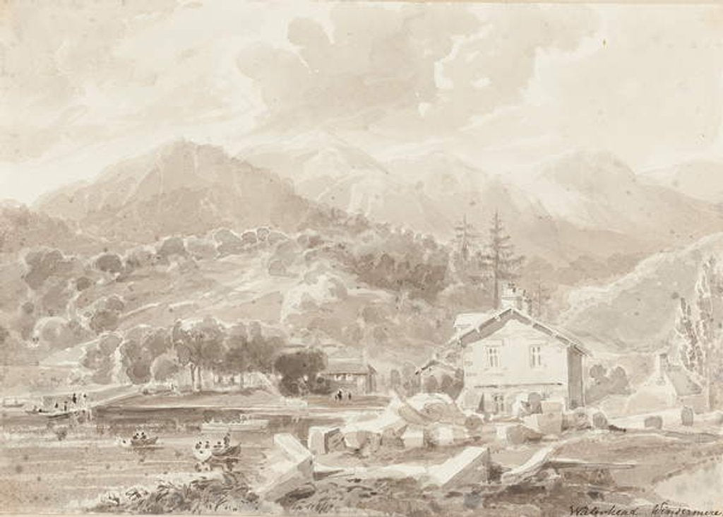 Detail of Waterhead, Lake Windermere by John Harden