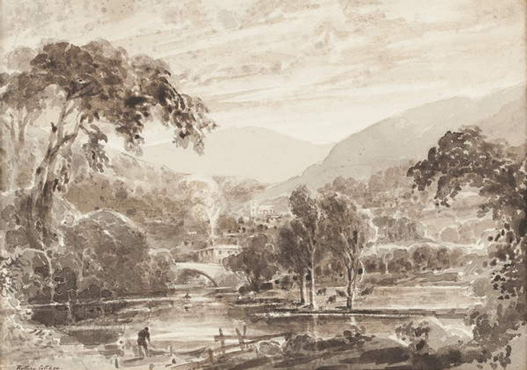 Detail of Rothay Bridge, Lake District, Cumbria by John Harden