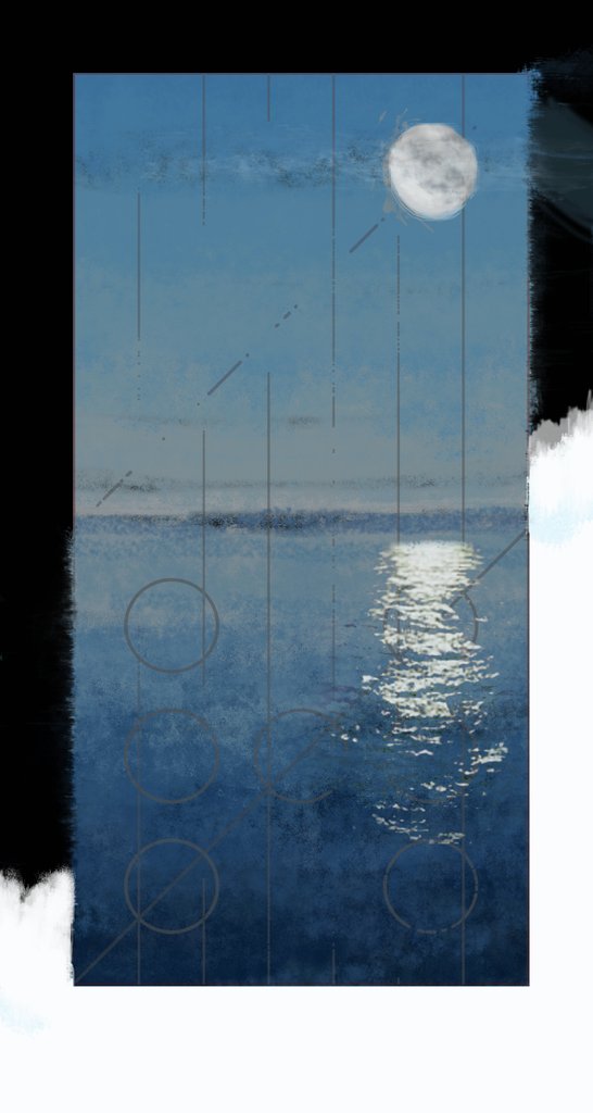 Detail of Genesis Day 2: Waters, 2014 by Francois Domain