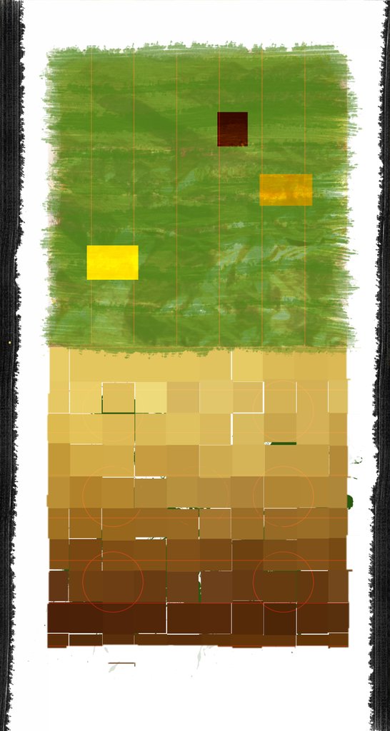 Detail of Genesis Day 3: Vegetation, 2014 by Francois Domain