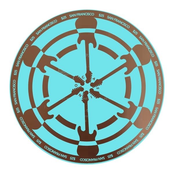 Detail of PokerChip , 2015 by Francois Domain