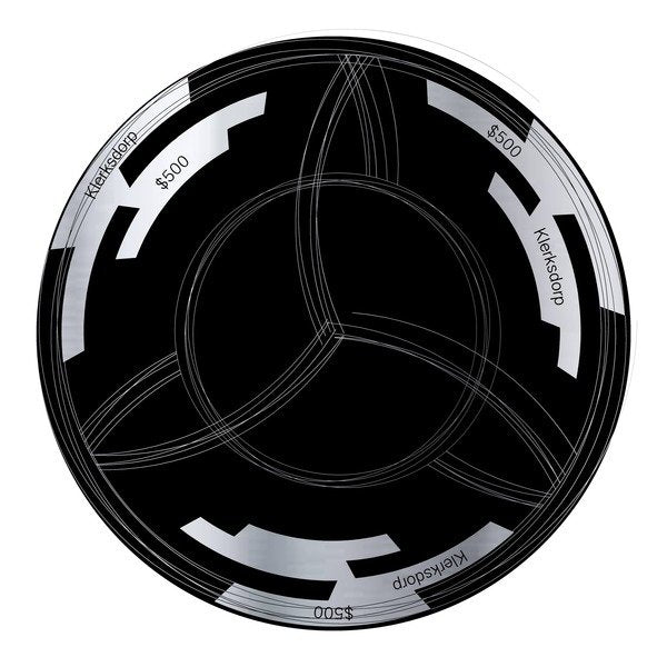 Detail of PokerChip , 2015 by Francois Domain