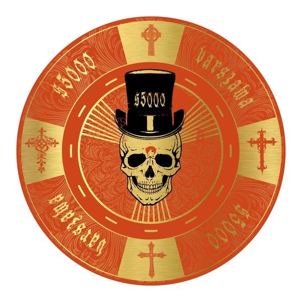 Detail of PokerChip, 2015 by Francois Domain