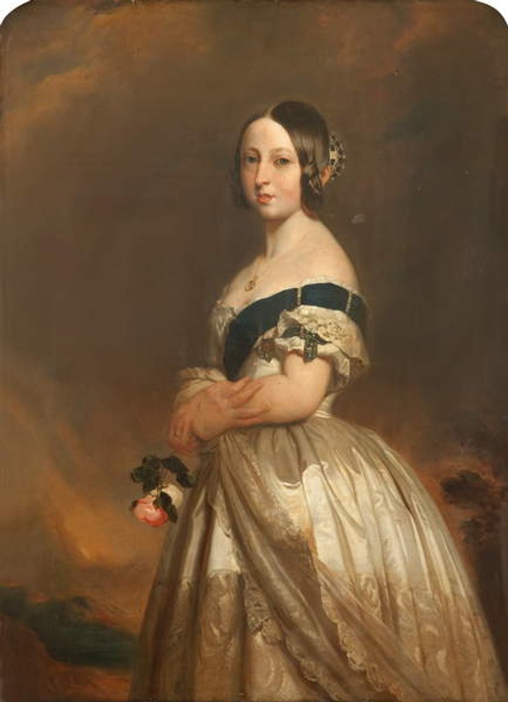 Detail of Queen Victoria, 19th century by English School