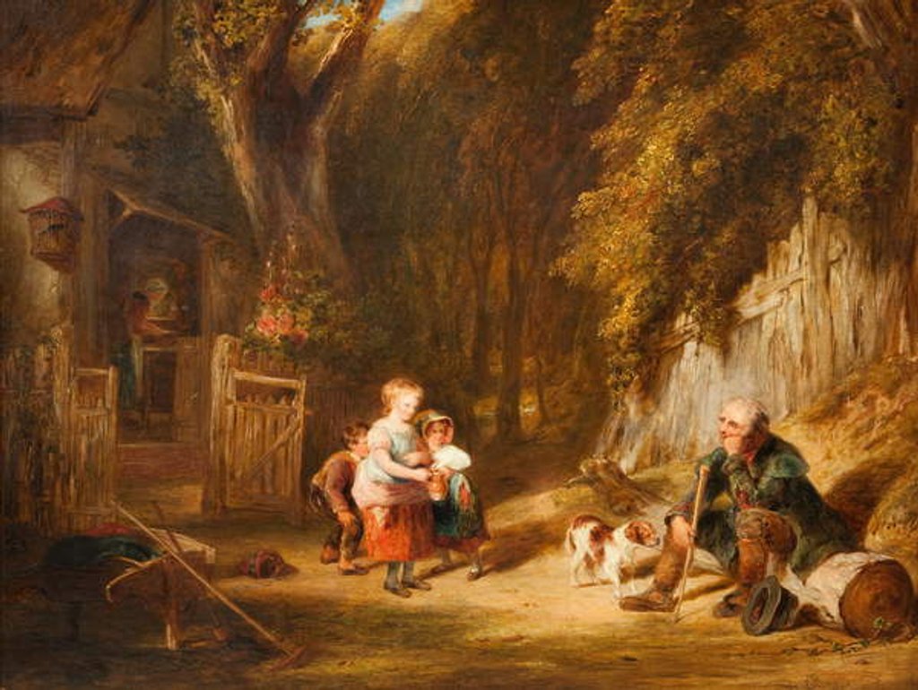 Detail of Cottage Hospitality by William Collins