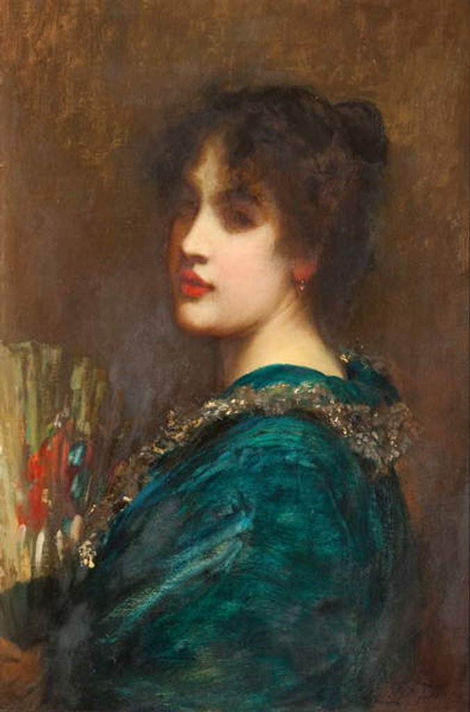 Detail of Sylvia by Samuel Luke Fildes