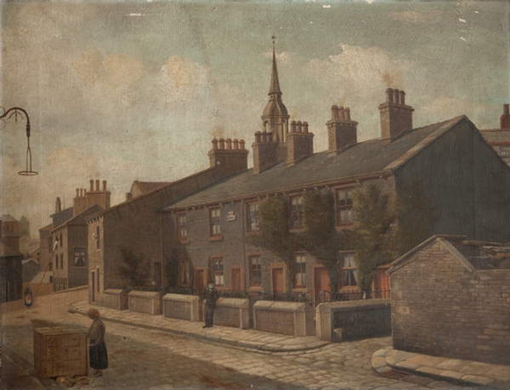 Detail of Black Abbey Street, 1893 by W. Rawsle