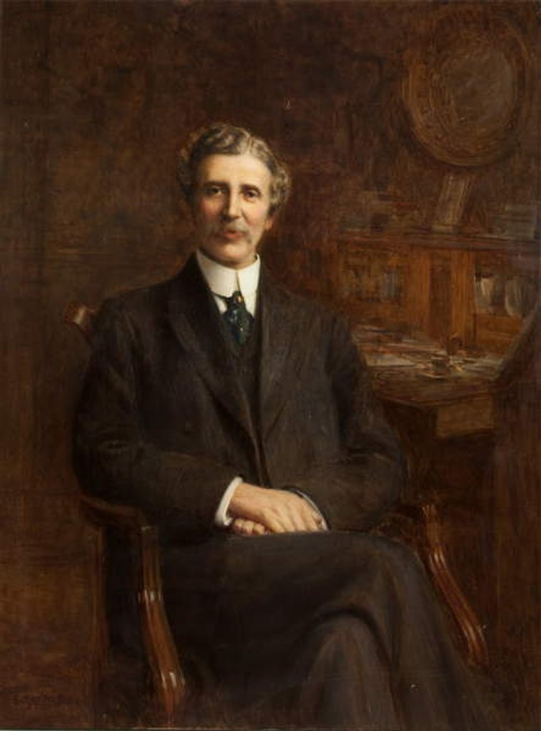 Detail of William Haworth, Seated by Robert Edward Morrison