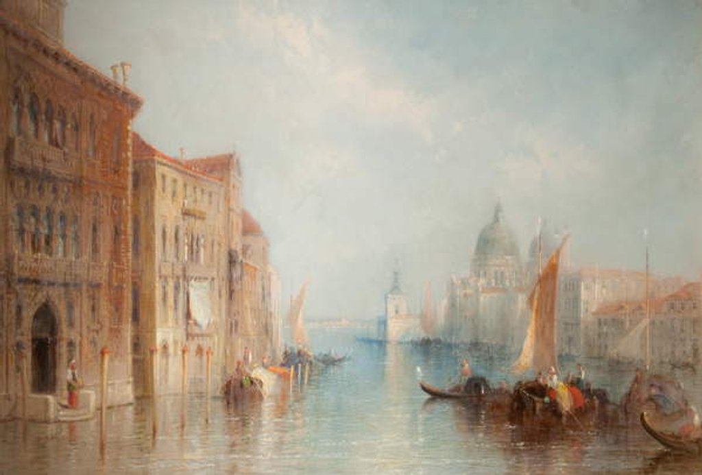 Detail of The Grand Canal, Venice by Jane Vivian