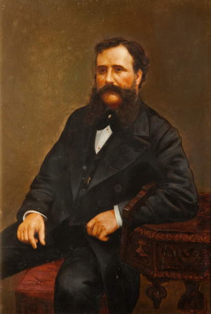 Detail of Portrait of a Local Man by School English