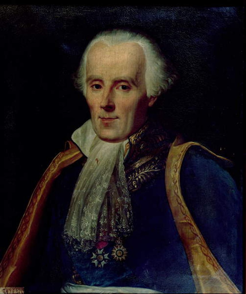 Detail of Portrait of Pierre-Simon Marquis de Laplace, 1841 by Sophie Feytaud