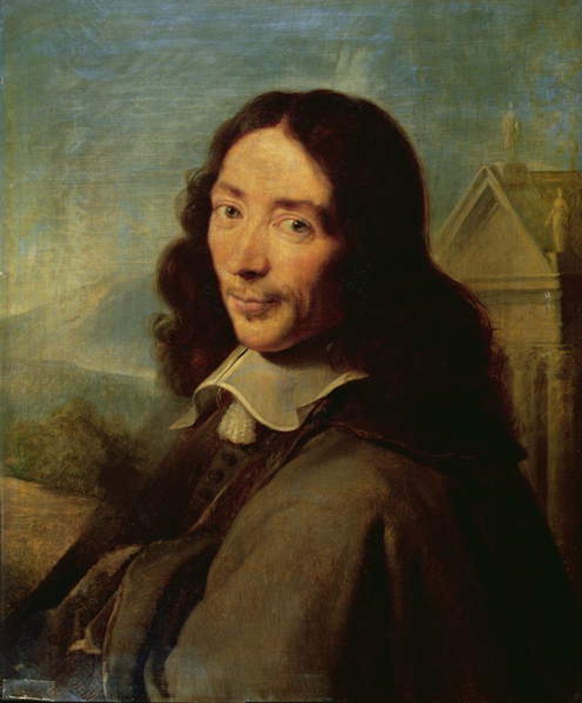 Detail of Claude Perrault after Philippe de Champaigne by Louis Edouard Rioult