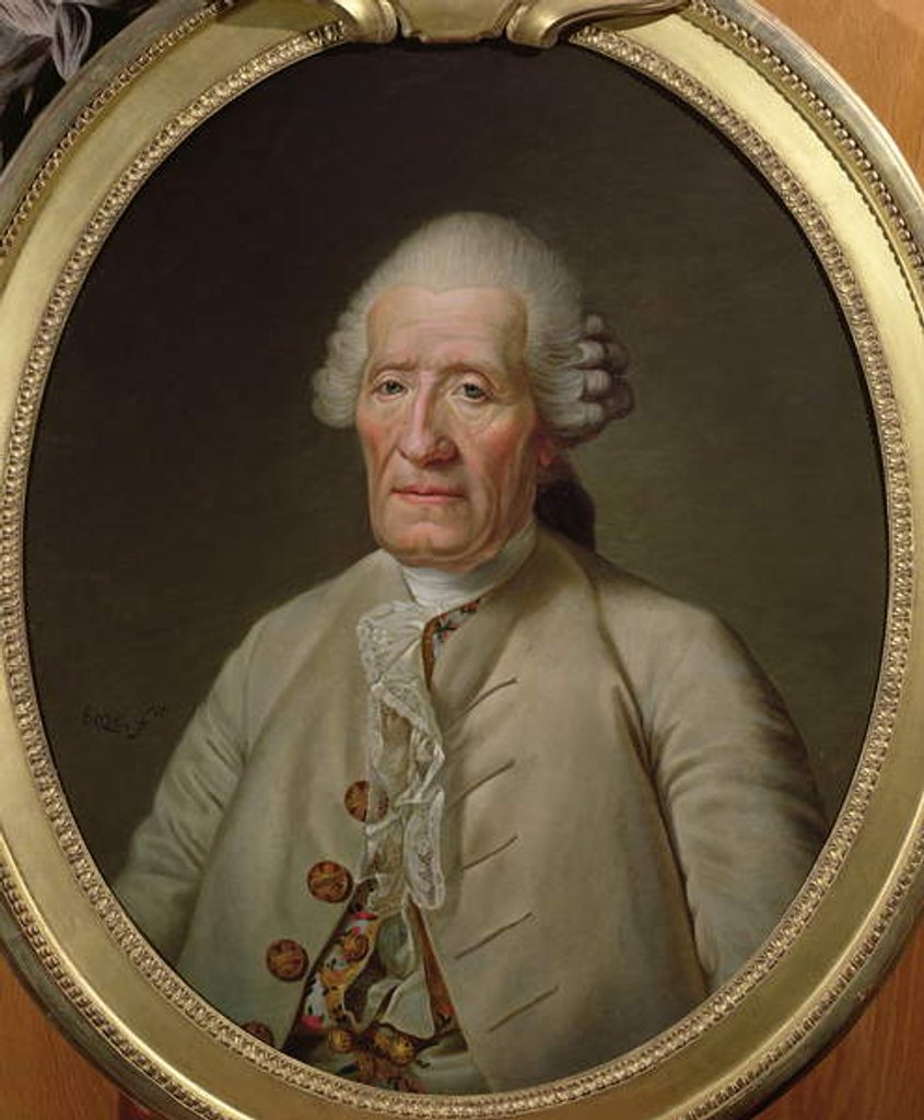 Detail of Jacques de Vaucanson 1784 by Joseph Boze