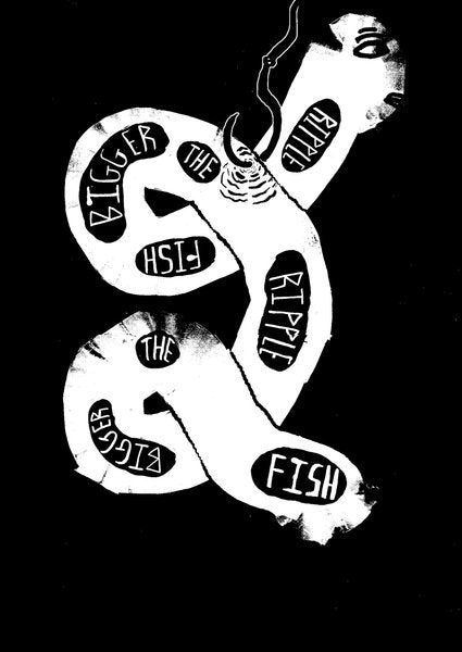 Detail of Worm, 2014 by Pat Macdonald