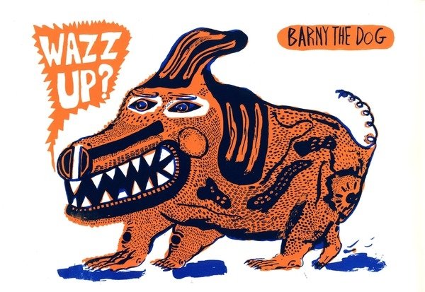 Detail of Wazz up?, 2014 by Pat Macdonald