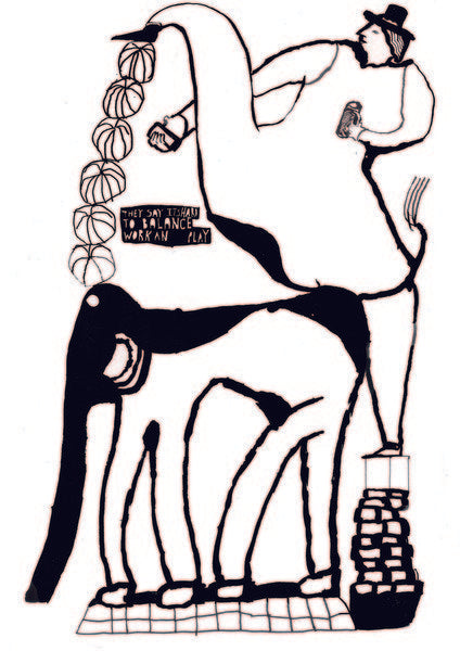 Detail of Balance, 2014 by Pat Macdonald